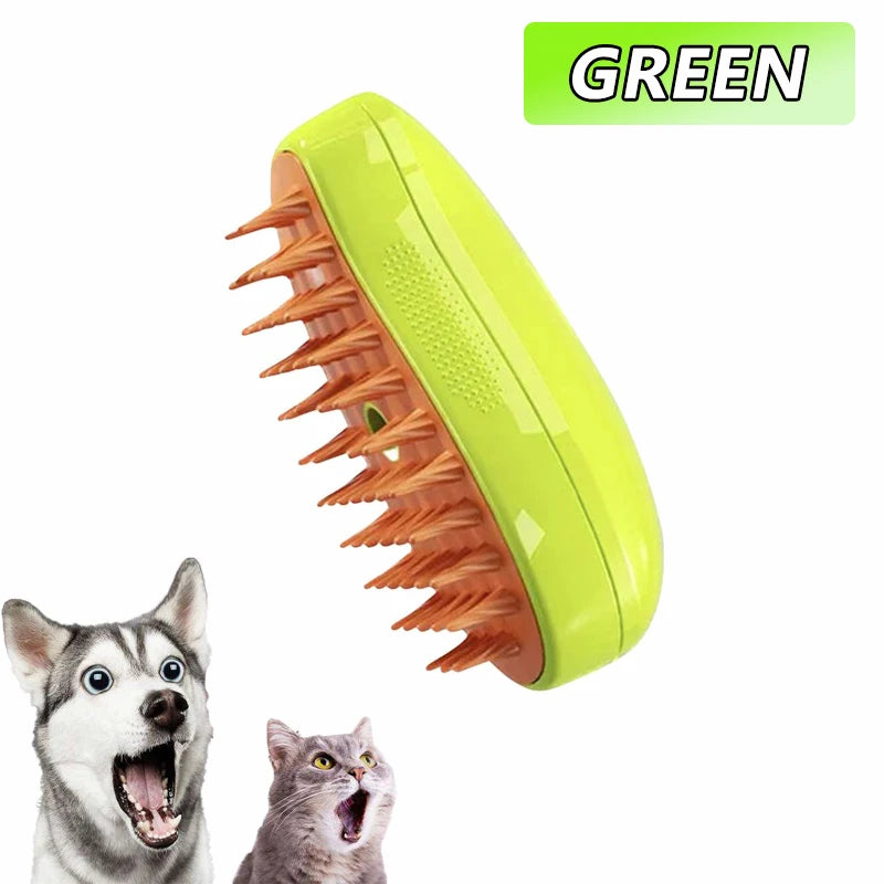 Pulvérisateur électrique 3 en 1 pour chat et chien, brosse à vapeur, outil de toilettage pour animaux de compagnie, pulvérisateurs électriques, peignes de massage MyPetOnlyPlus