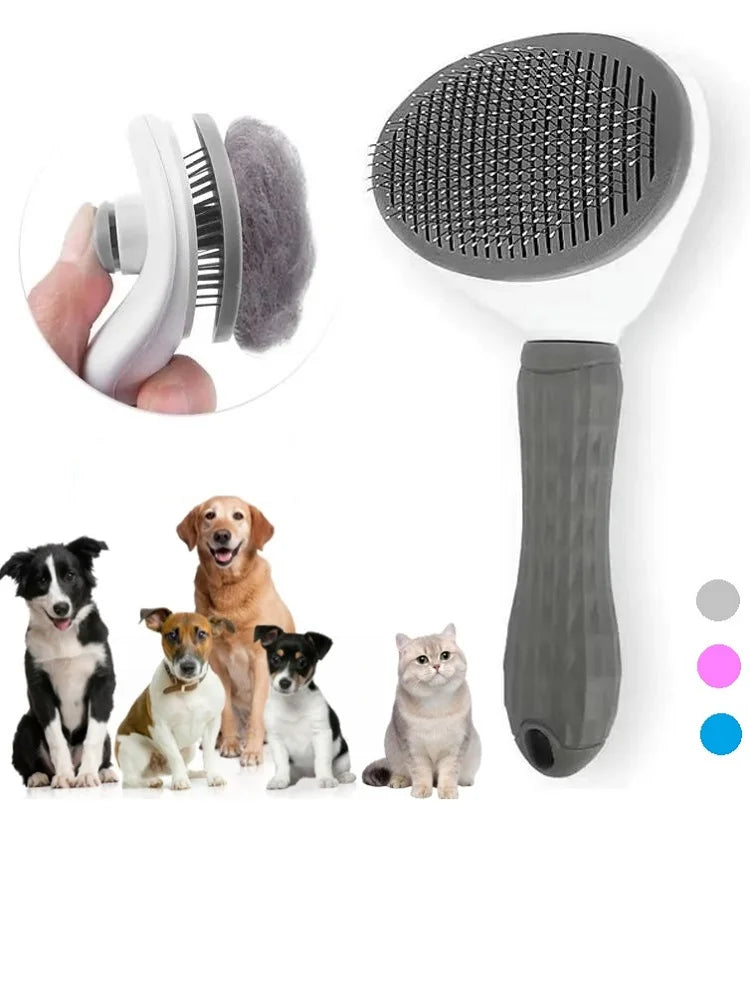 Peigne autonettoyant pour animaux de compagnie, brosse pour chat, épilation pour animaux de compagnie SlUNICEF, brosses de toilettage pour chats, accessoires pour chiens MyPetOnlyPlus