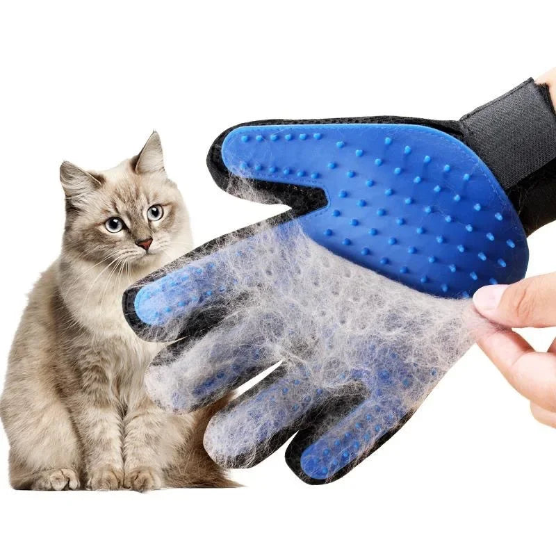 Gants d'épilation en silicone pour animaux de compagnie, peigne collant, brosse en caoutchouc, fournitures pour chat et chien MyPetOnlyPlus