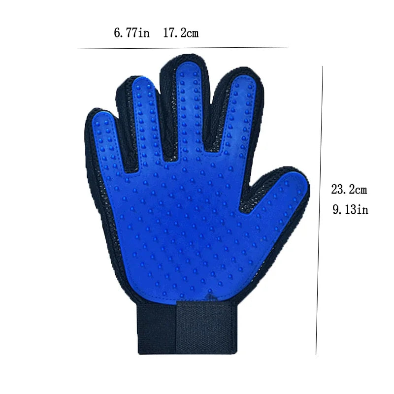 Gants d'épilation en silicone pour animaux de compagnie, peigne collant, brosse en caoutchouc, fournitures pour chat et chien MyPetOnlyPlus