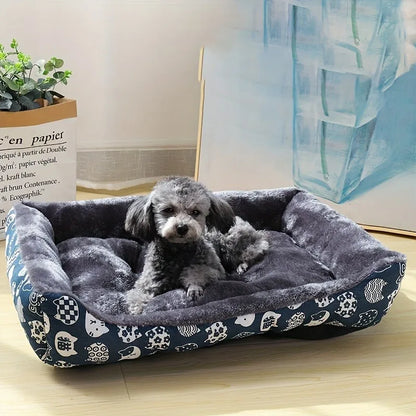 Lit confortable pour chien et chat – Panier moelleux et coussin doux – Idéal pour petits, moyens et grands animaux