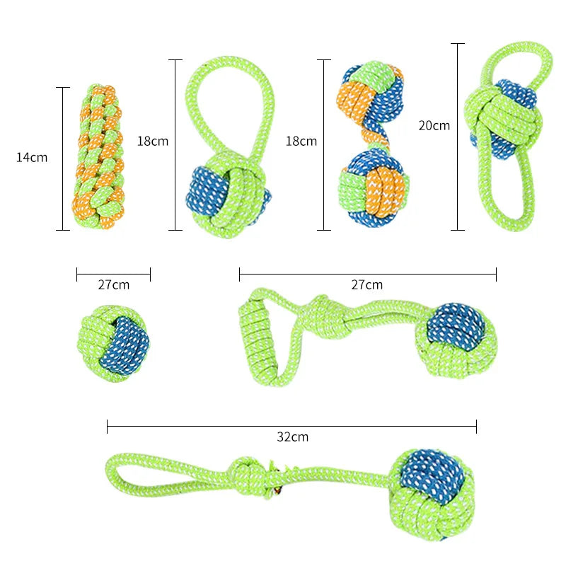 **Jouet en Corde Interactive pour Chien - Durable & Idéal pour Mâcher et Nettoyer les Dents | Convient aux Grands et Petits Chiens**