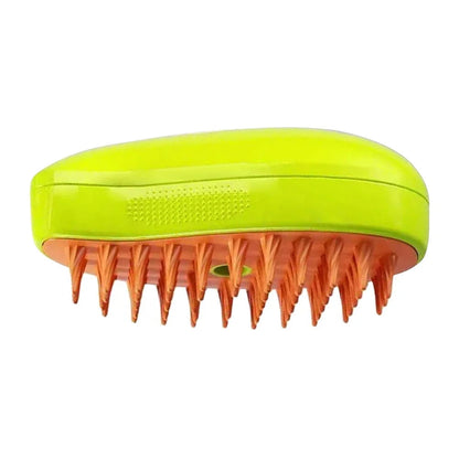 Brosse de Énergie à Vapeur 3 en 1 pour Chat et Chien, Peigne Pliable et Rotatif à un Bouton, Idéal pour le Bain et l'Épilation des Poils MyPetOnlyPlus