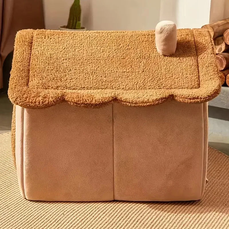 Maison pliable pour animaux – Grotte confortable et lavable pour chats et petits chiens – Idéale pour un repos douillet