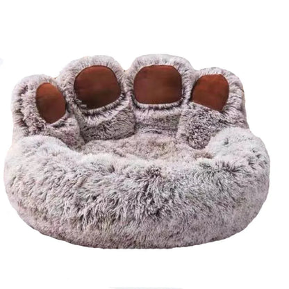 Lit moelleux en peluche pour chien et chat – Panier confortable et lavable – Grand coussin douillet pour un sommeil apaisé