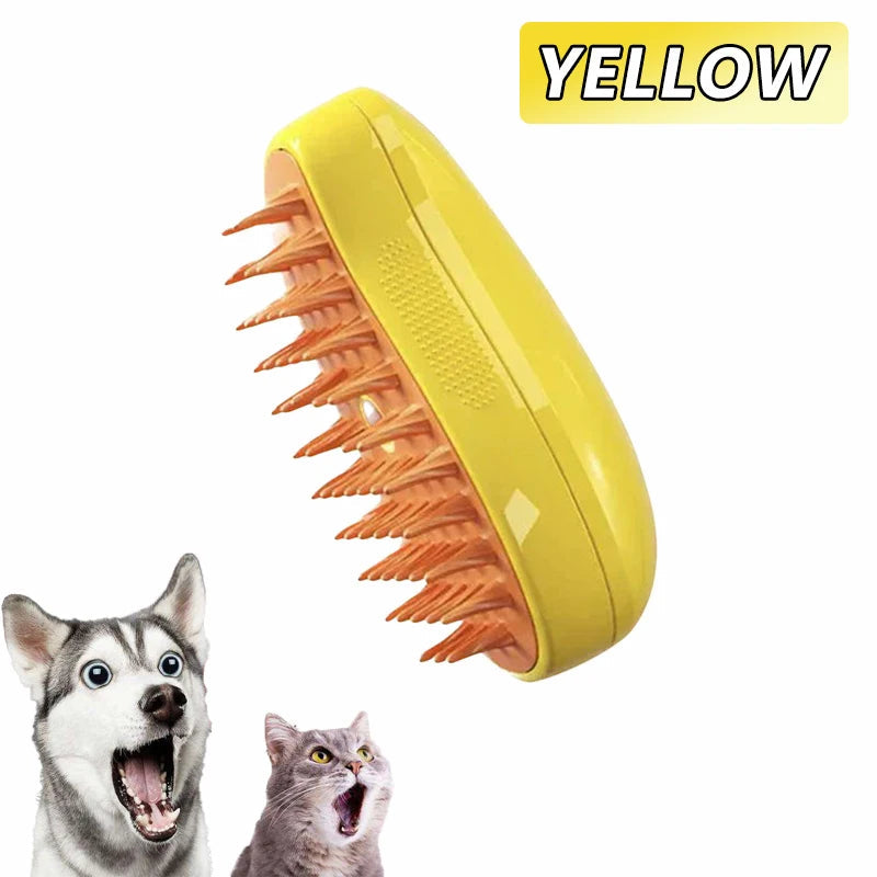 Pulvérisateur électrique 3 en 1 pour chat et chien, brosse à vapeur, outil de toilettage pour animaux de compagnie, pulvérisateurs électriques, peignes de massage MyPetOnlyPlus