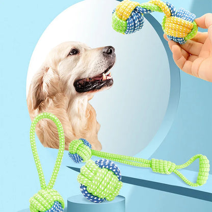 **Jouet en Corde Interactive pour Chien - Durable & Idéal pour Mâcher et Nettoyer les Dents | Convient aux Grands et Petits Chiens**