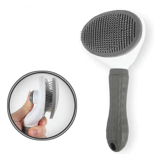 Brosse d'épilation automatique pour animaux de compagnie, peigne à poils de chien, acier inoxydable, décoloration des poils, peigne à chat, livres pour animaux de compagnie, fournitures de toilettage MyPetOnlyPlus